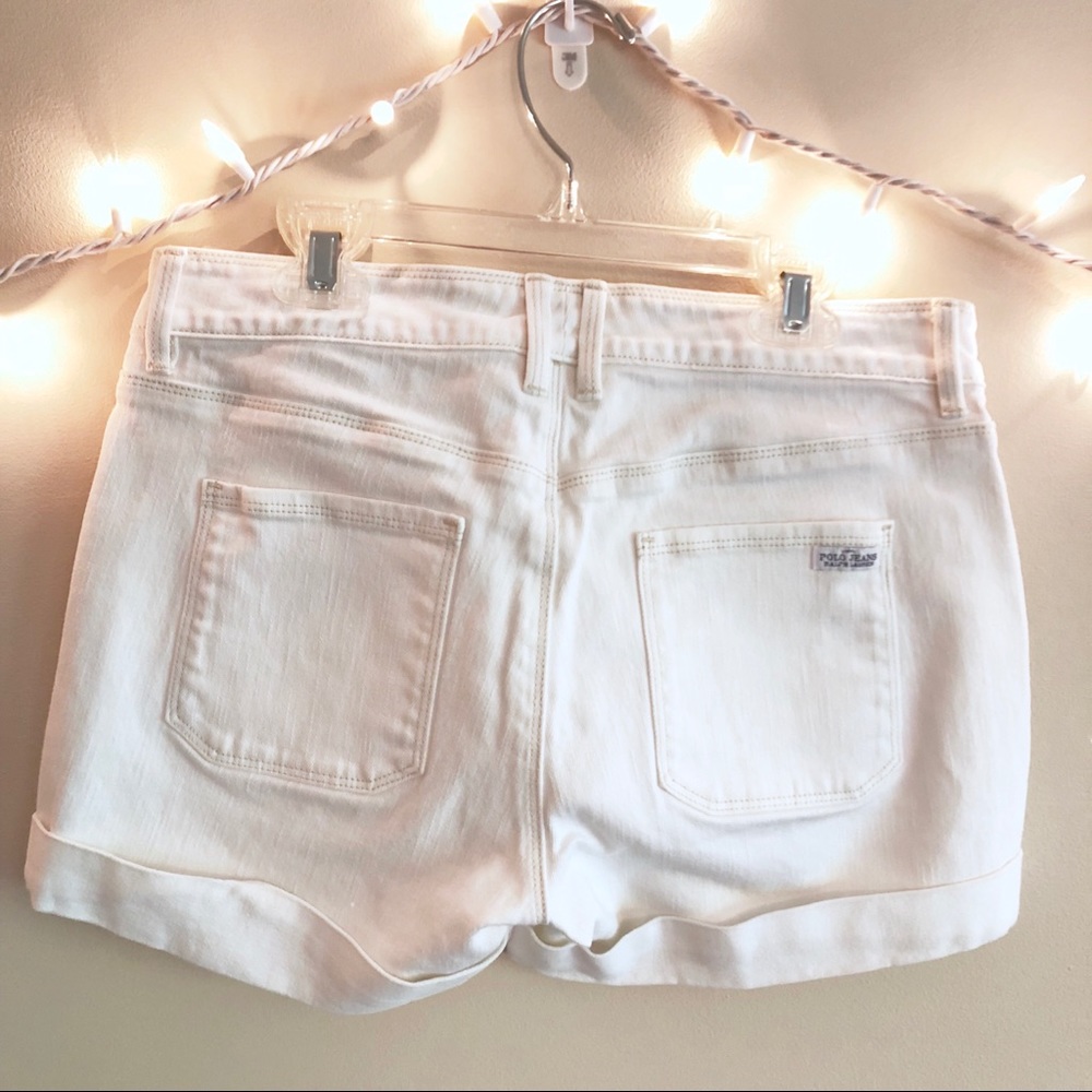 Polo Jeans Ralph Lauren | White Denim Shorts - Picture 3 of 6